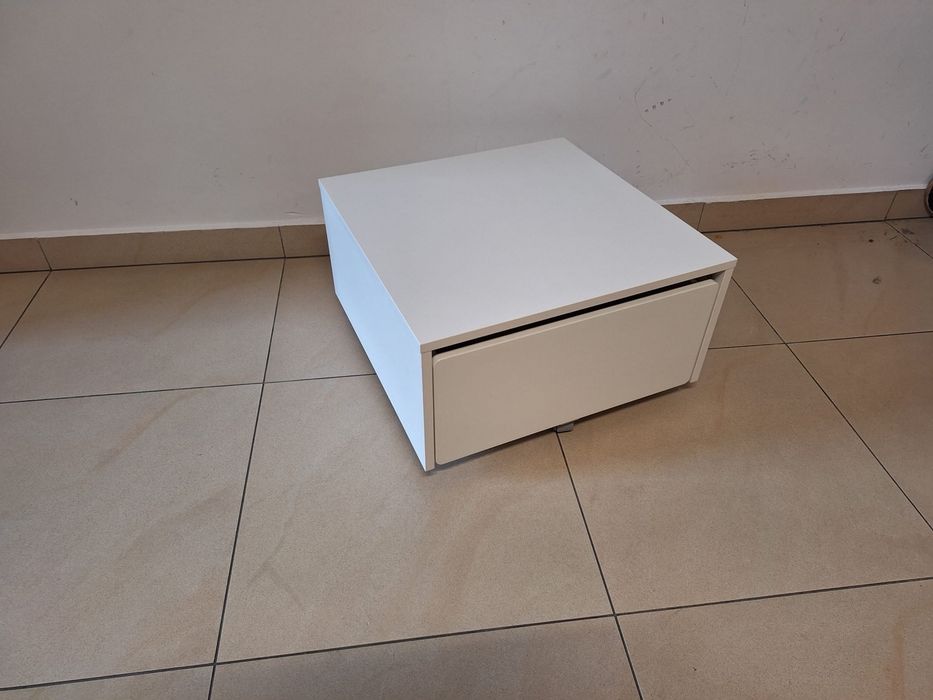 IKEA biała szafka na kółkach z szufladą 52x53 cm
