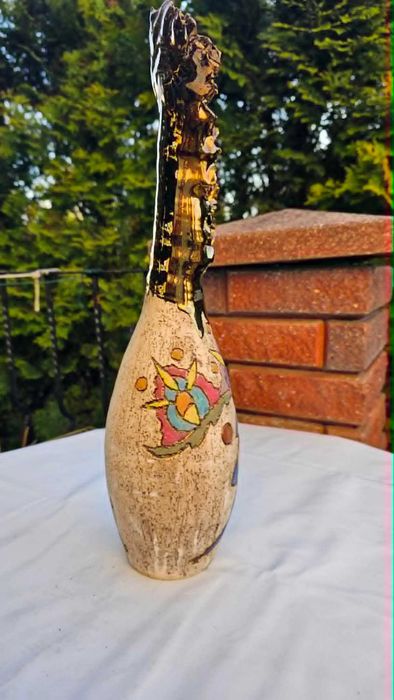 Wazon ceramiczny,sygn.M.K. lata 60,Szwecja
