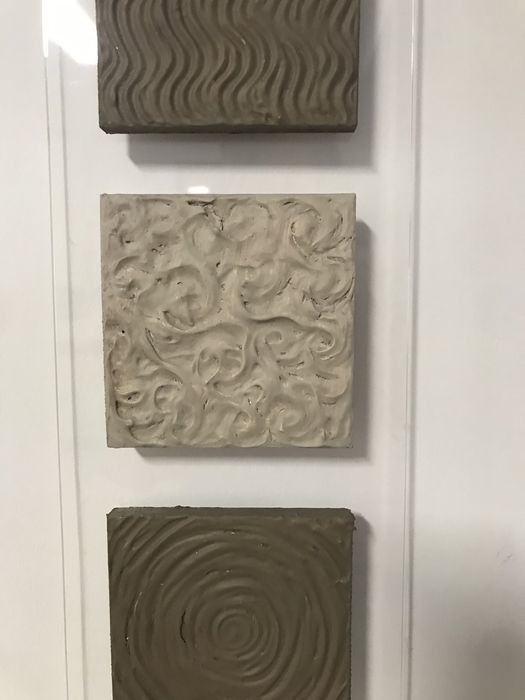 Quadro em acrílico e madeira texturada e  pintada