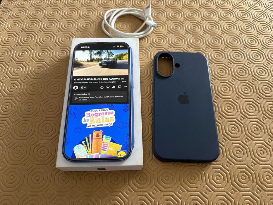 iPhone 16 Azul 128Gb EXCELENTE