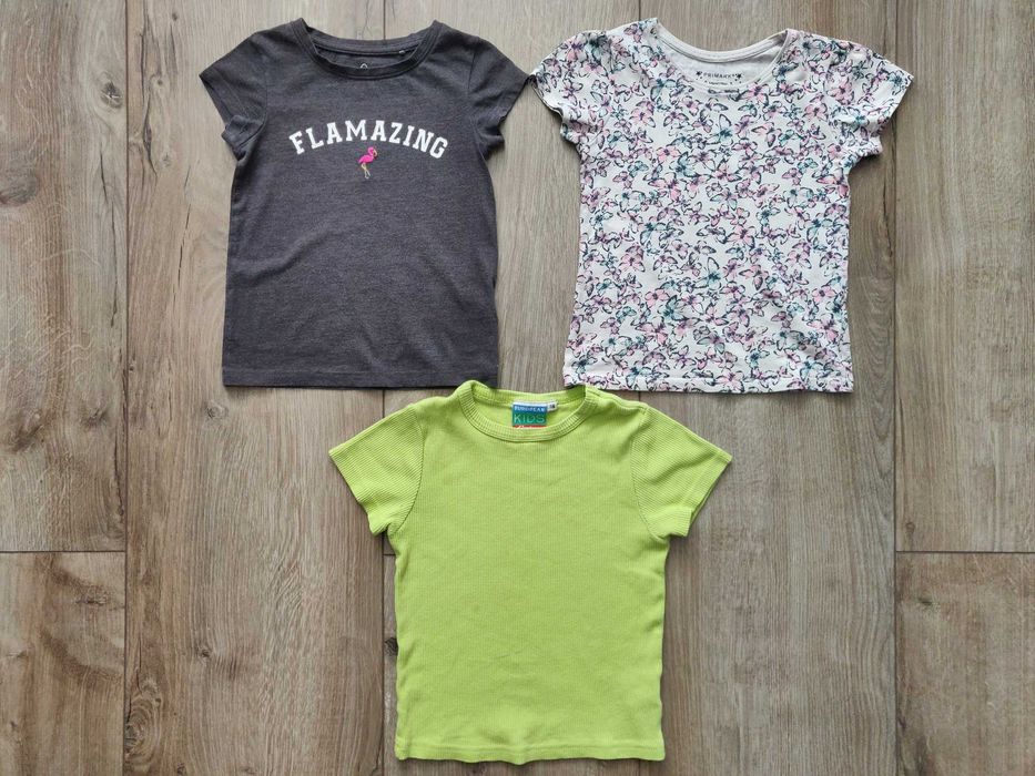 Футболки для девочки 5-6 лет, рост 110-116 см., 100% cotton