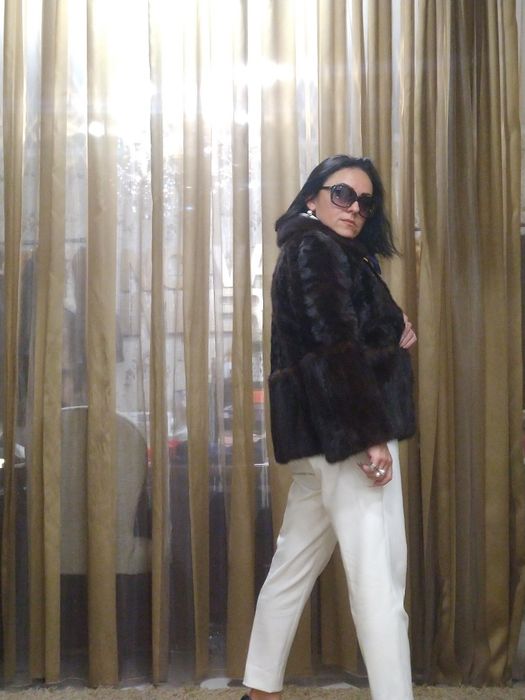 Exclusivo Casaco em pêlo autêntico de Vison