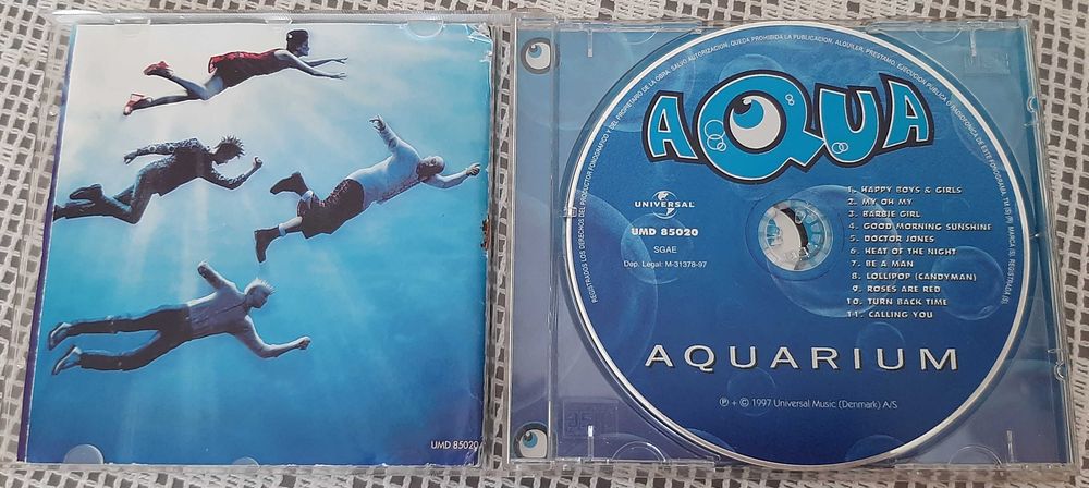 CD Aqua - Aquarium (Álbum de Estreia)