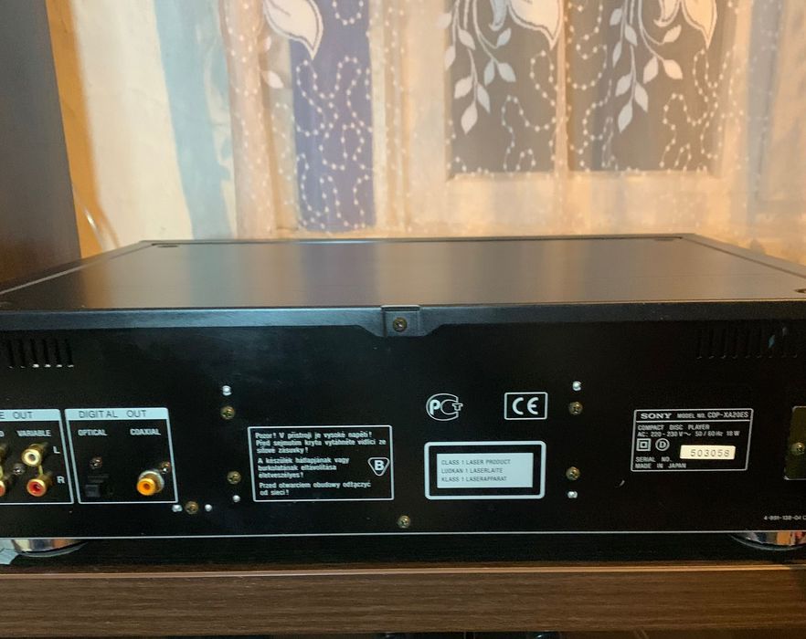 Продам cd програвач Sony cdp xa 20 es