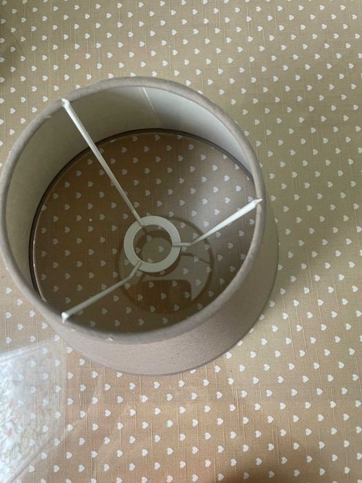 Abażur stożek 15 cm beżowy