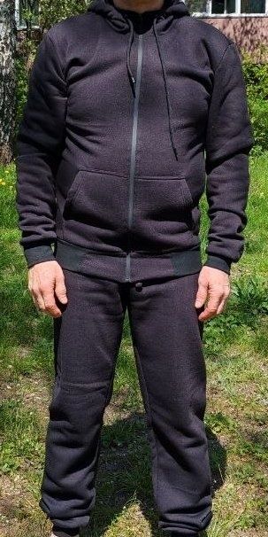 Спортивний костюм, лісовий, чорний