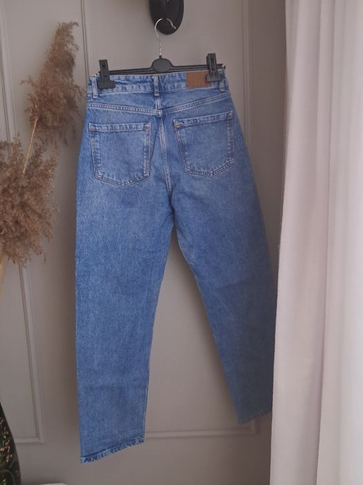 Zara jeansy wysoki stan
