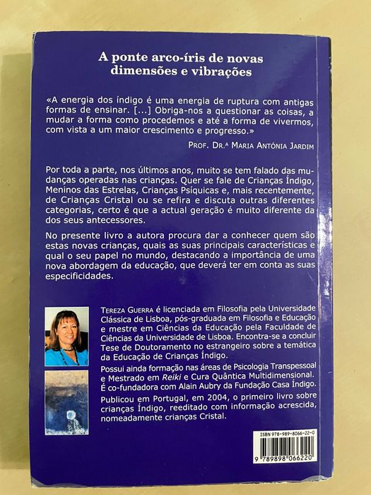 Livro " Crianças Índigo e Cristal"