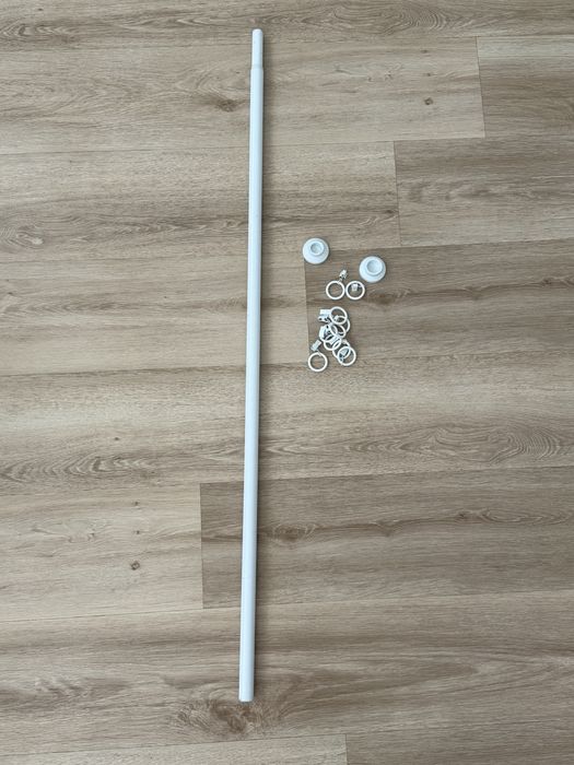 Drążek do zasłony prysznicowej BOTAREN Ikea + zawieszki