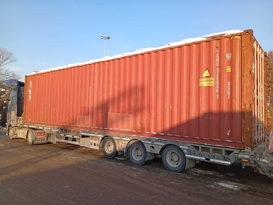 Kontener morski 40HC High Cube używany | Transport Cała Polska