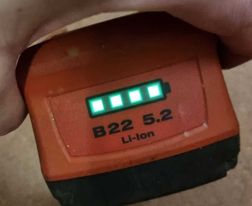 4x Akumulator Hilti B22 5.2Ah