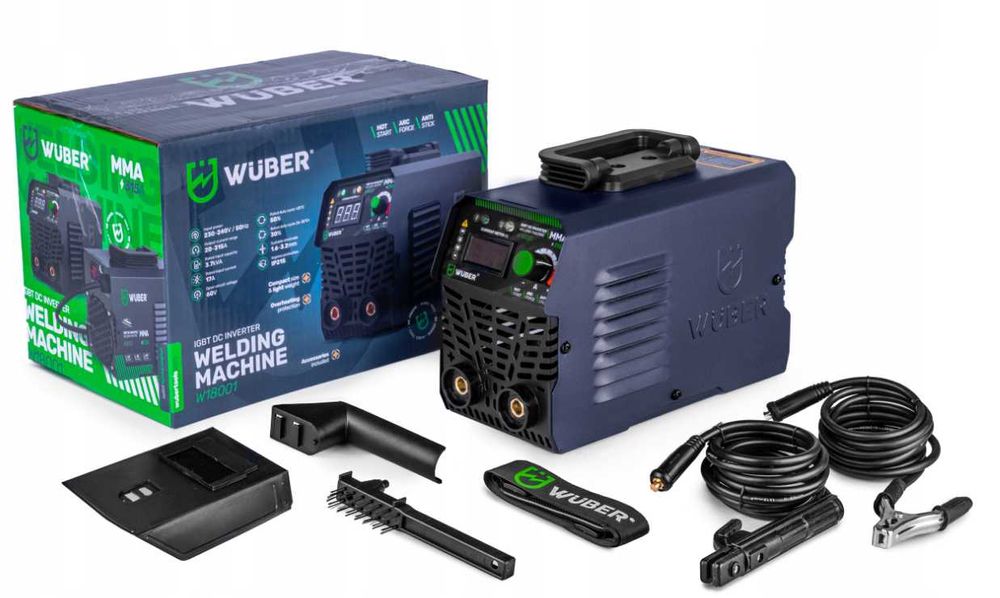 Nowa SPAWARKA INWERTOROWA MMA 315A Wuber Przenośna Mocna Na Elektrody