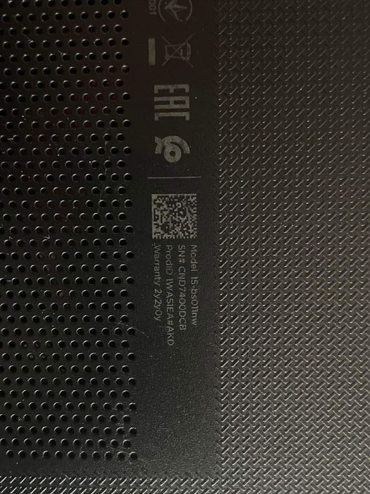 Laptop HP na części model 15-bs011nw bez dysku twardego + zasilacz