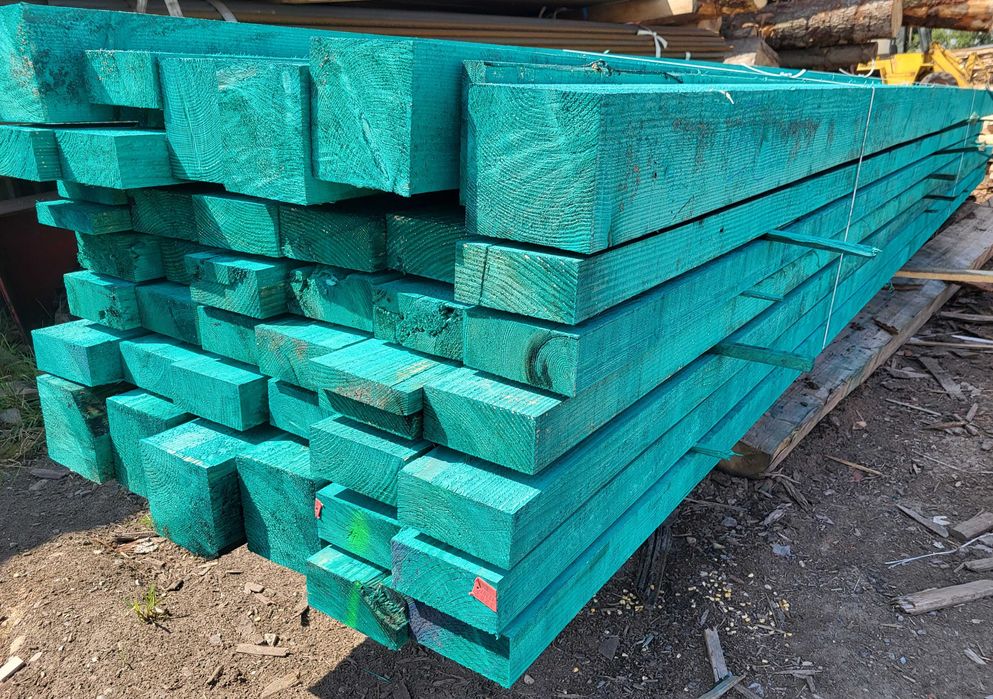 więźba dachowa, deski, pellet