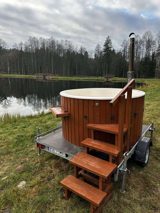 Wynajem mobilne Jacuzzi mobilna Balia Spa Ruska bania