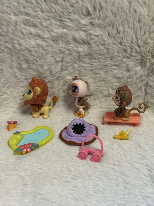 Zestaw figurek POSTCARD PETS 3-PACK #944 #945 #946 Littlest Pet Shop