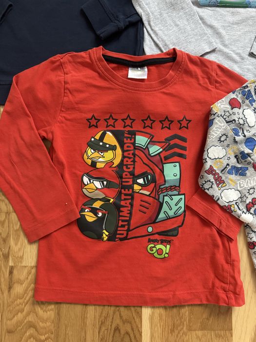 Bluzki długi rękaw r. 98/104 mix 5 szt peppa