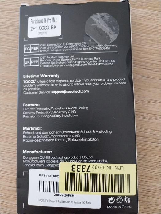 Capa e 2 películas para iphone 26 Pro Max