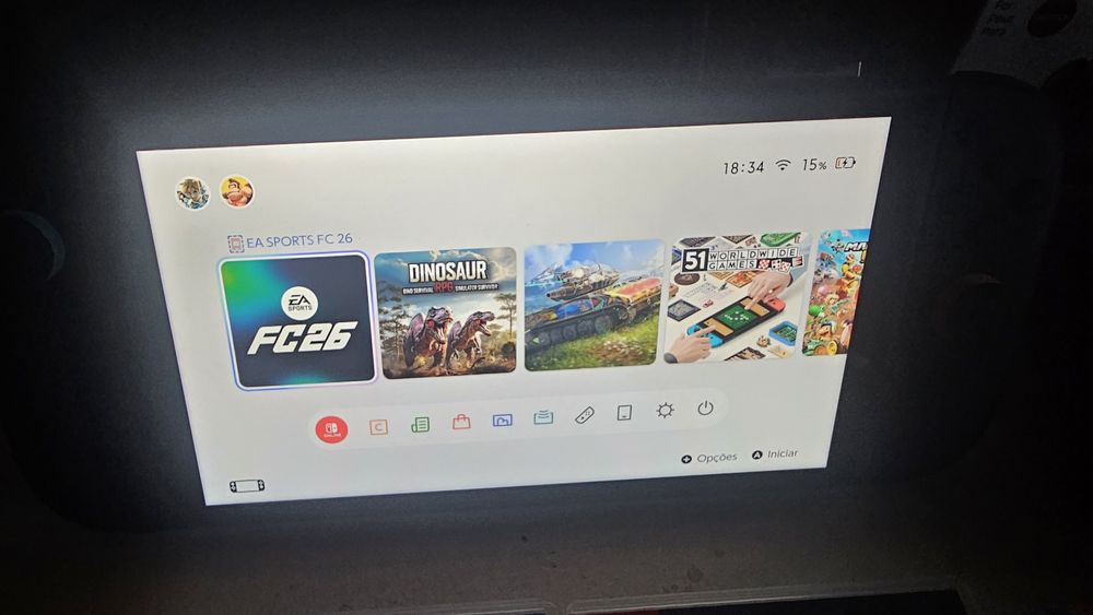 Nintendo switch 2 coma cessórios e garantia negociavel ou troca