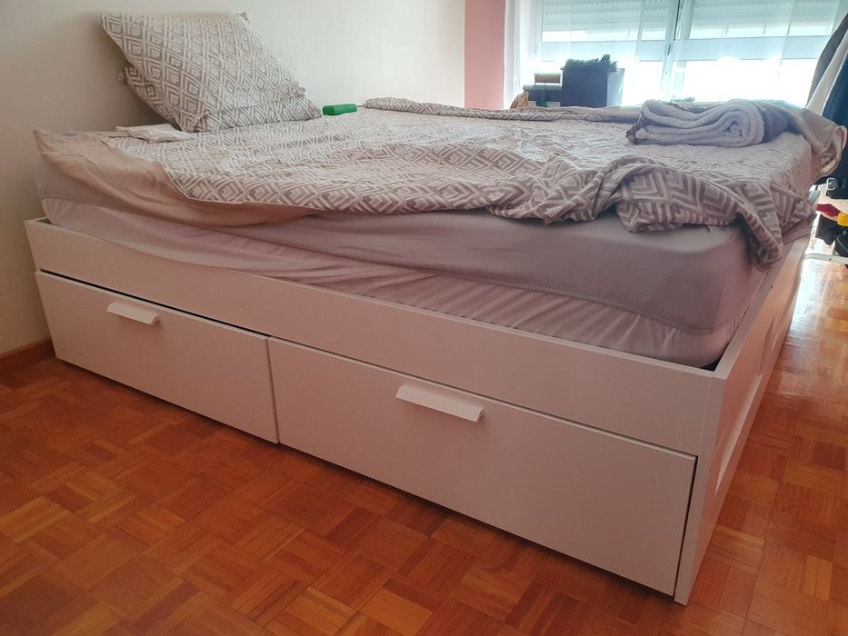 Cama ikea + Colchão Molaflex