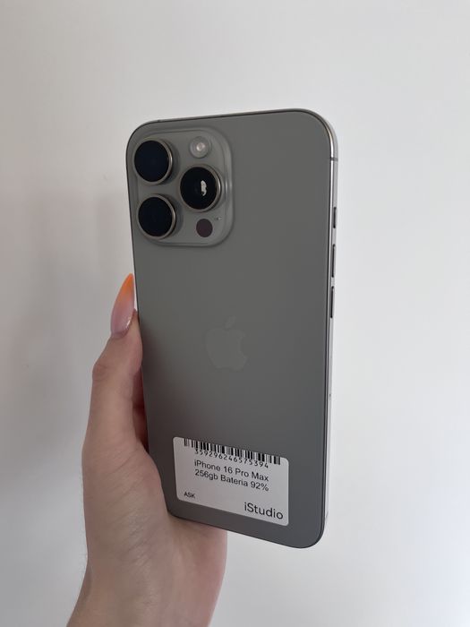 RATY 0% iPhone 16 Pro Max 256 GB BATERIA 92% GWARANCJA 12 miesiecy !!!