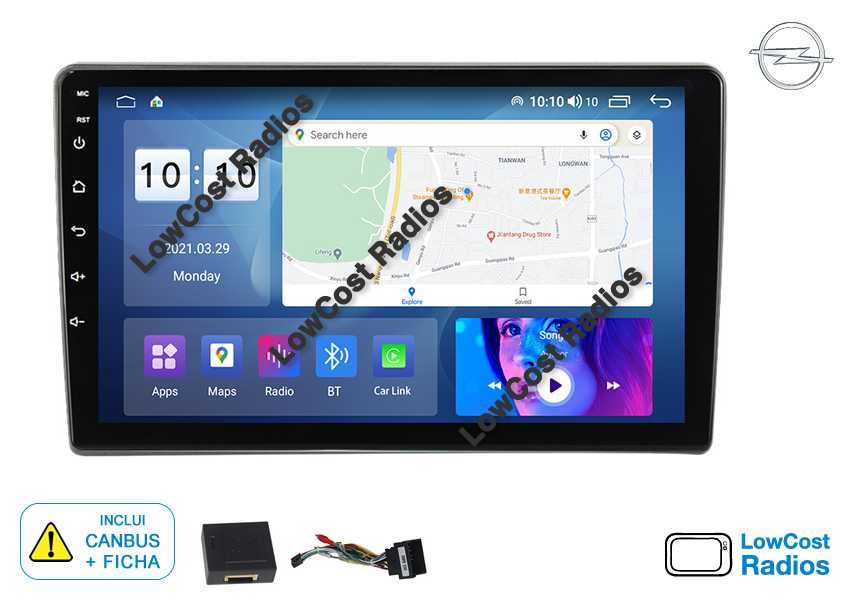 #OUTUBRO! OPEL ASTRA, CORSA, VECTRA, ZAFIRA | AUTO RÁDIO • GPS • BT • USB | ANDROID 15 | 7" e 9" | CARPLAY • ANDROID AUTO