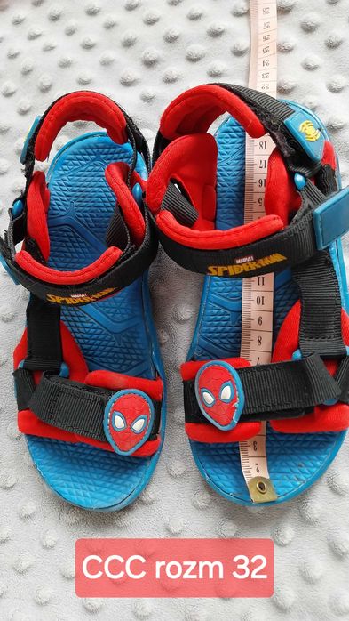 Sandały chłopięce CCC rozm 32 Spider-Man wysyłka