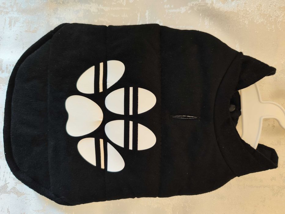 Casaco de Inverno preto para Cão- Tamanho S