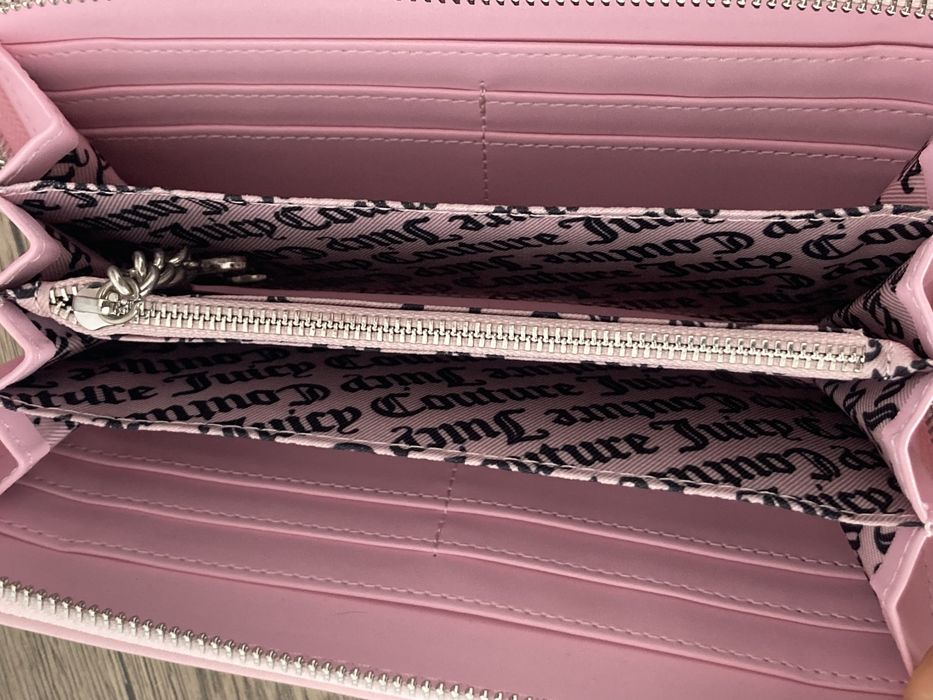 Nowy portfel Juicy Couture welur Twig dog