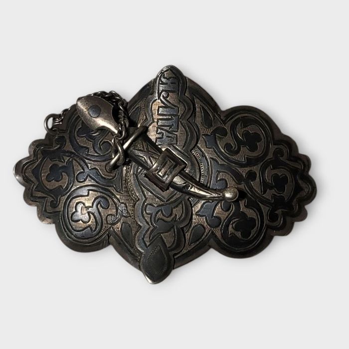 Пряжка серебро 84проба