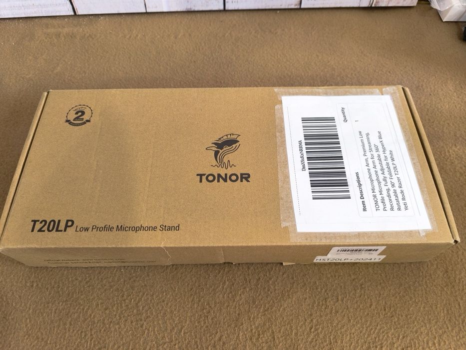 Suporte p/ microfone TONOR T20LP Low Profile Microphone Stand