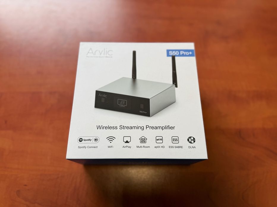 Arylic S50 Pro+ Odtwarzacz sieciowy Wi-Fi Bluetooth aptX HD Idealny.