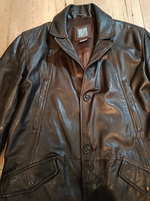 Куртка шкіряна чоловіча Geox утеплена