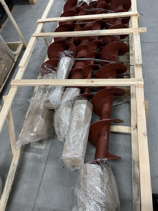 Шнек, витки шнека, спіраль шнека, сегменти шнека