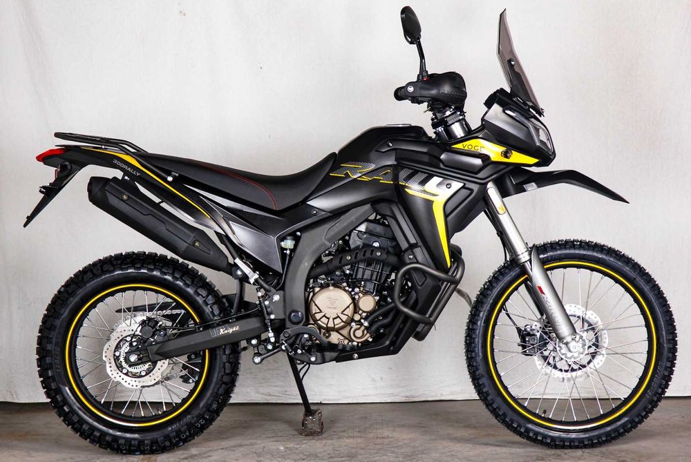 Акція зимові знижки  Мотоцикл VOGE 300 RALLY Black KnightALL ROUND