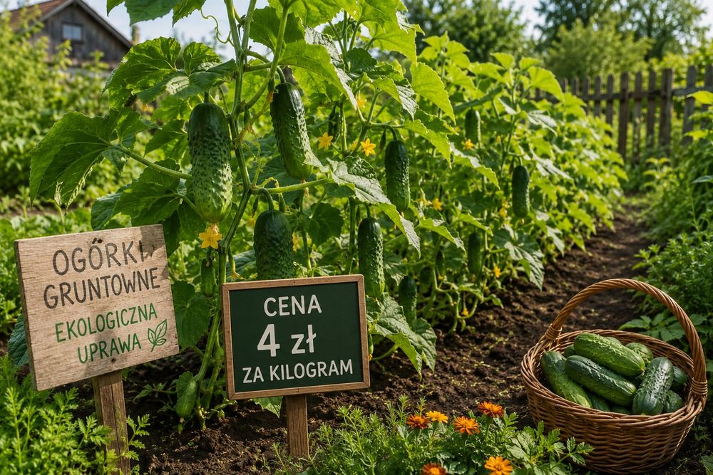 Sprzedam Ogórki gruntowne ekologiczne