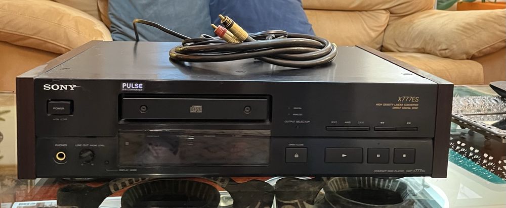 Sony CDP-X777ES – Leitor de CD ES topo de gama