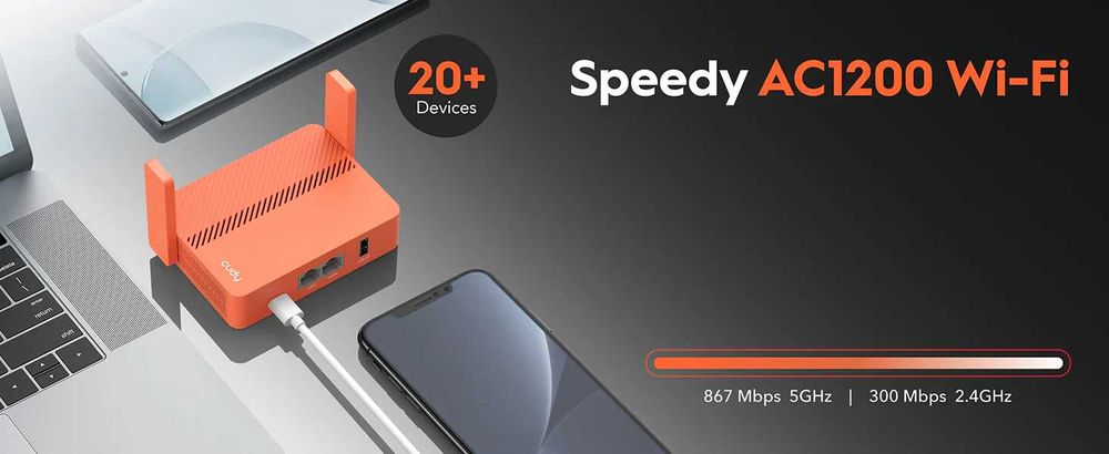 Роутер Cudy tr1200 Аналог GL.iNet Opal 1200. VPN,OpenWrt,Wireguard