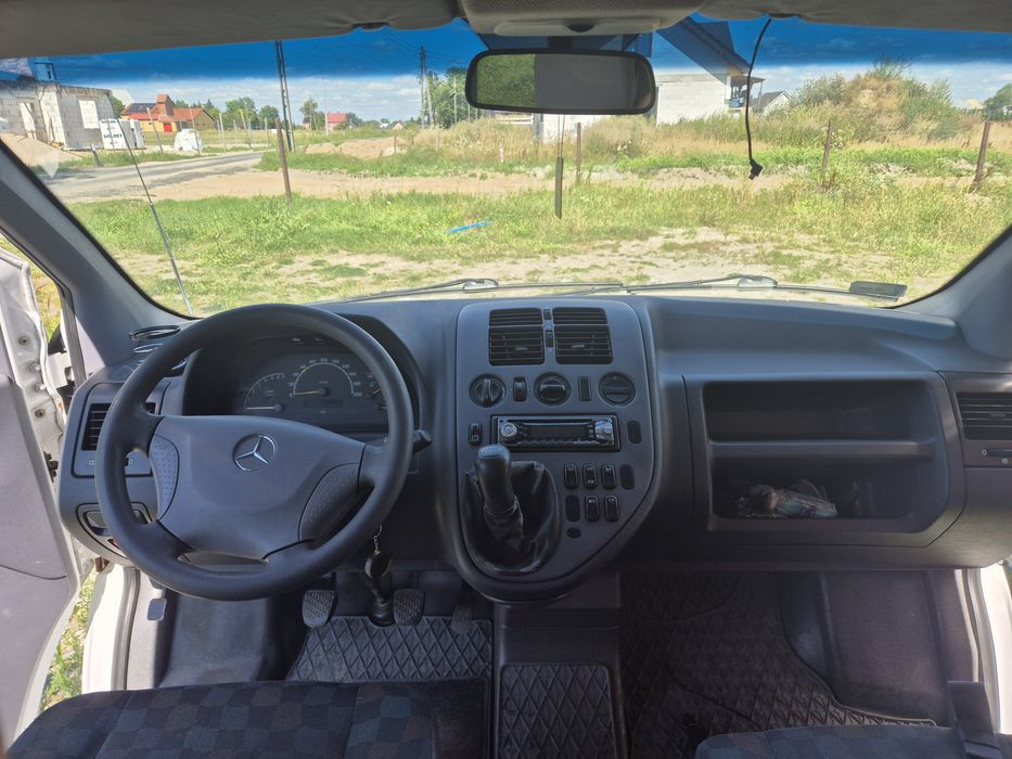 Mercedes-Benz Vito 2.2 CDI 2002r klimatyzacja łóżko alu16
