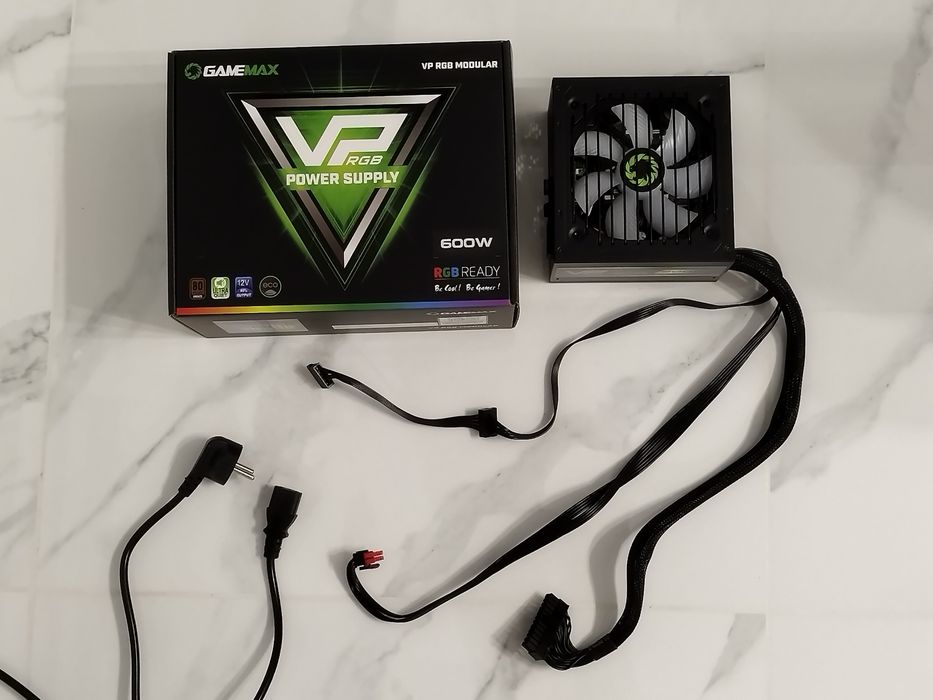 Модульний блок живлення GameMax VP-600-M-RGB 600W 80 PLUS Bronze ATX