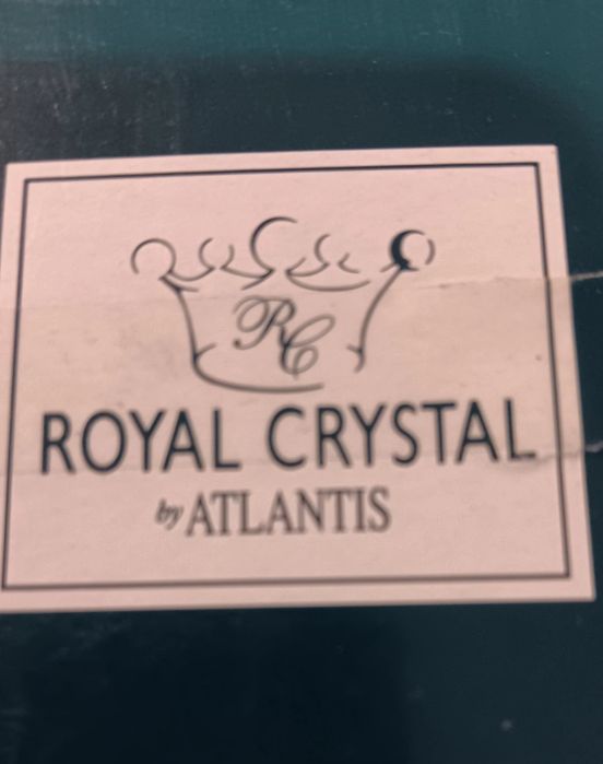 Castiçal de cristal ATLANTIS , com vela.