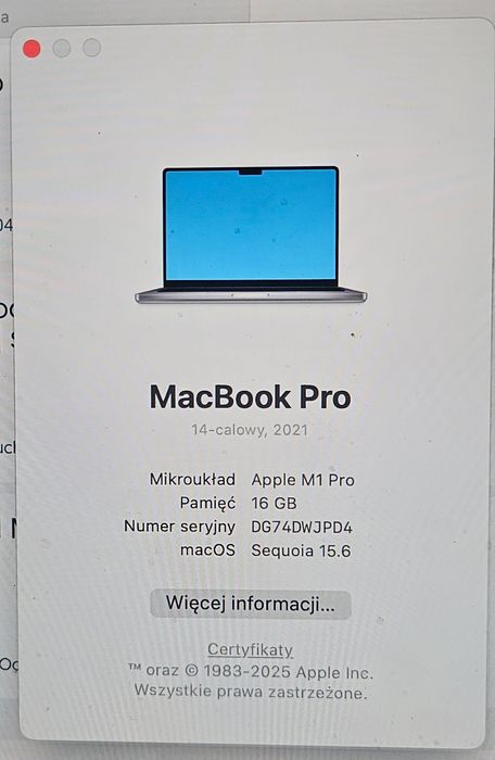 MacBook Pro M1 2021 14"