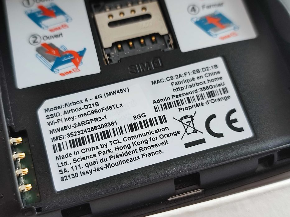 Alcatel MW45V 4G Router hotspot
