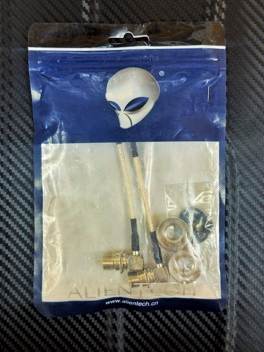 Alientech Кабелі-перехідники QMA male QMA female (90°) AlienTech, пара