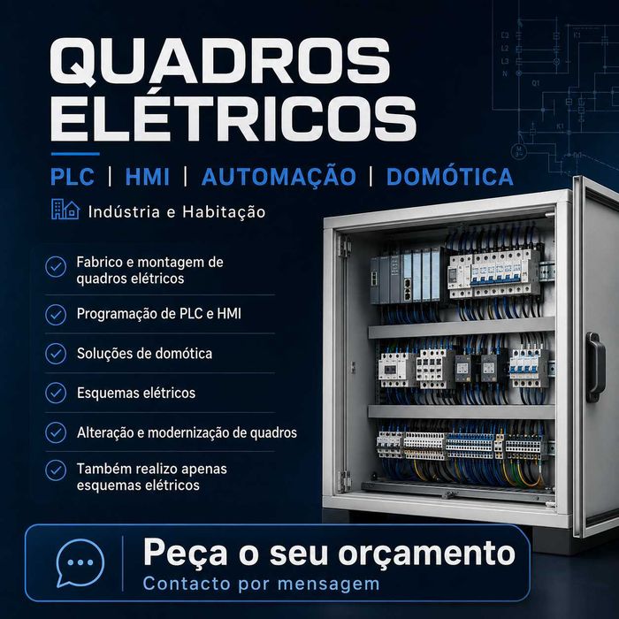 Quadros Elétricos | PLC | HMI | Automação | Domótica | Esquemas Elétricos