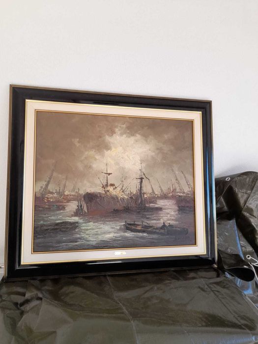 quadro de pintura a óleo pintor eskada