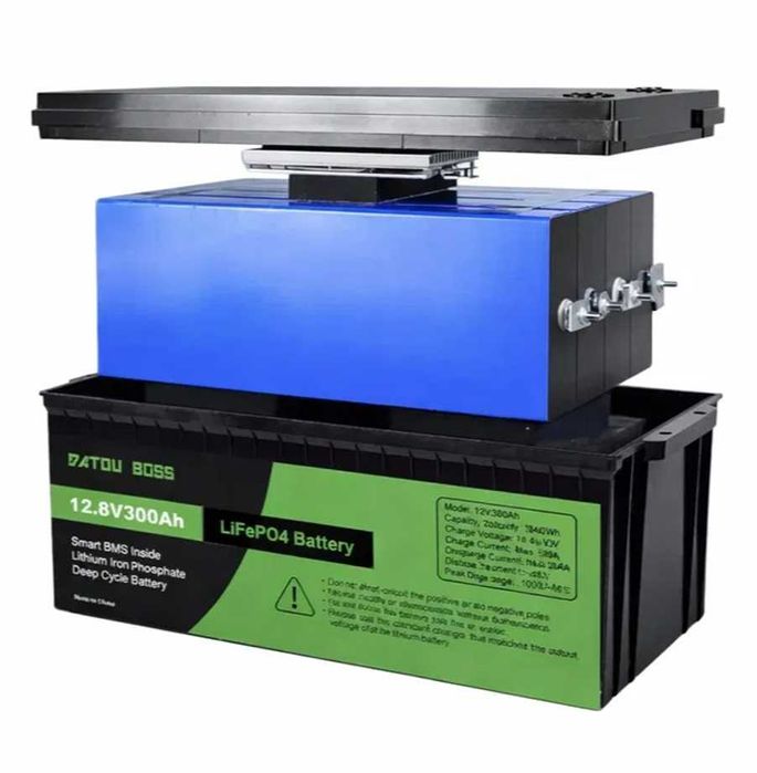 Акумулятор 300 Ah літій-залізо-фосф батарея BMS Datouboss lifepo4 12 V