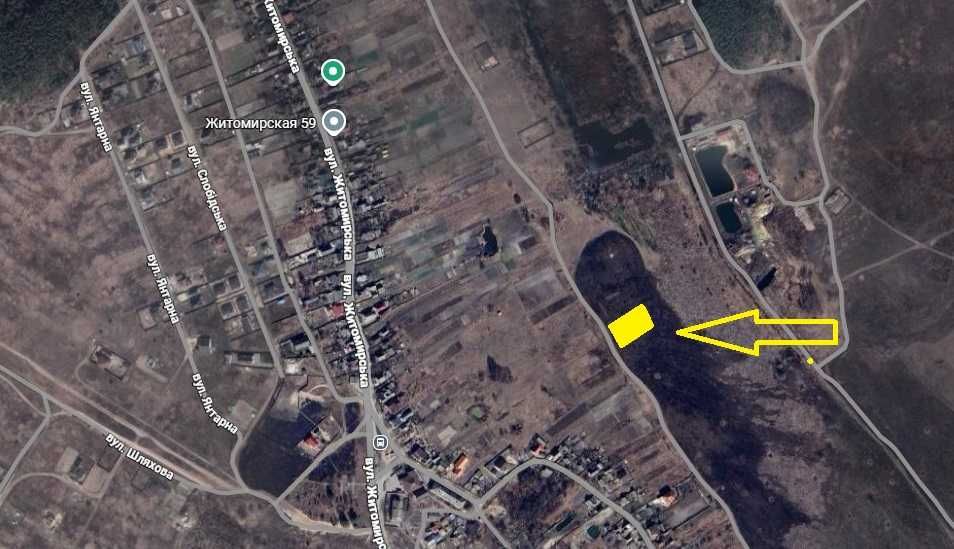 Михайлівка-Рубежівка, 10 соток з комунікаціями біля лісу