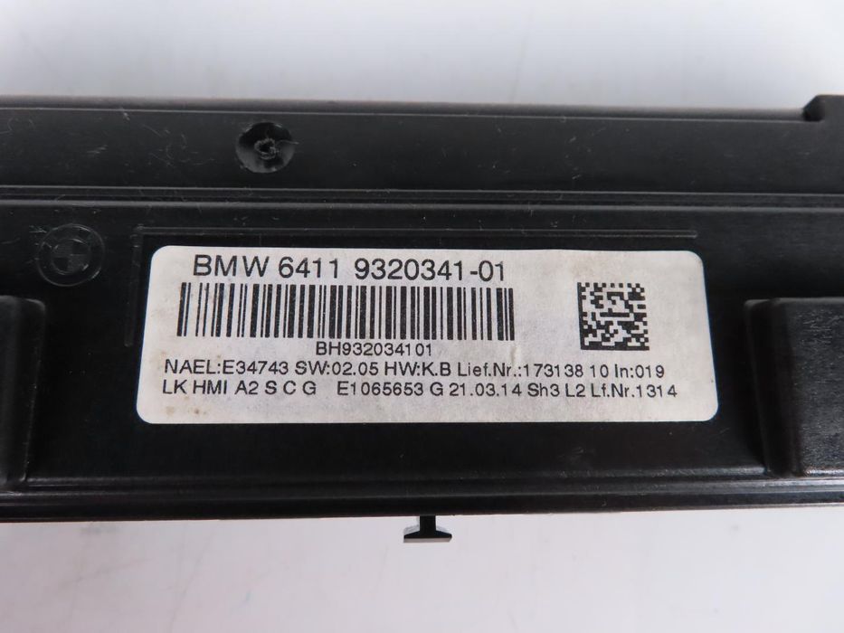Painel Ac / Ar Condicionado Bmw 1 Ref: 64119320341 2010 - 2025
