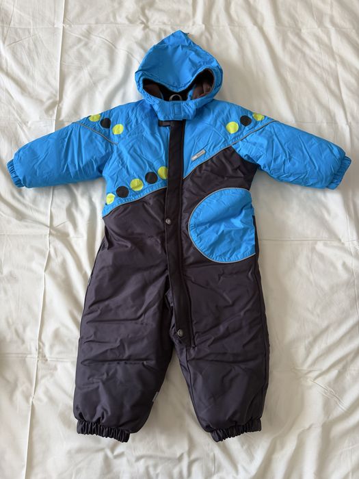 Зимовий комбінезон LENNE, розмір 86, блакитний/коричневий